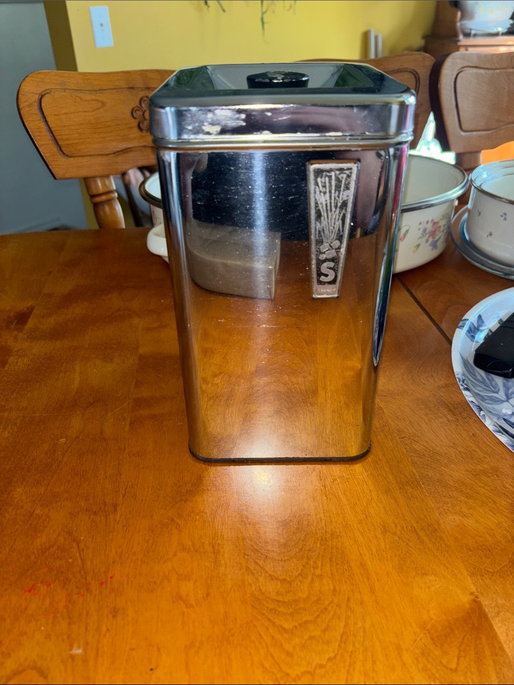 Stainless Steel Food Storage Canister - Silver